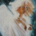 46. Angel, Anima Series, oil on canvas, 70x70 cm, archive