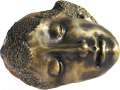 82. Head no. 3, Desert series, brass, stone 82. Head no. 3, Desert series, brass, stone
