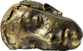 84. Head no. 5, Desert series, brass 84. Head no. 5, Desert series, brass